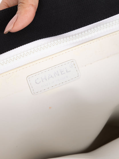 Chanel 2005 Canvas Coco Hearts Tote