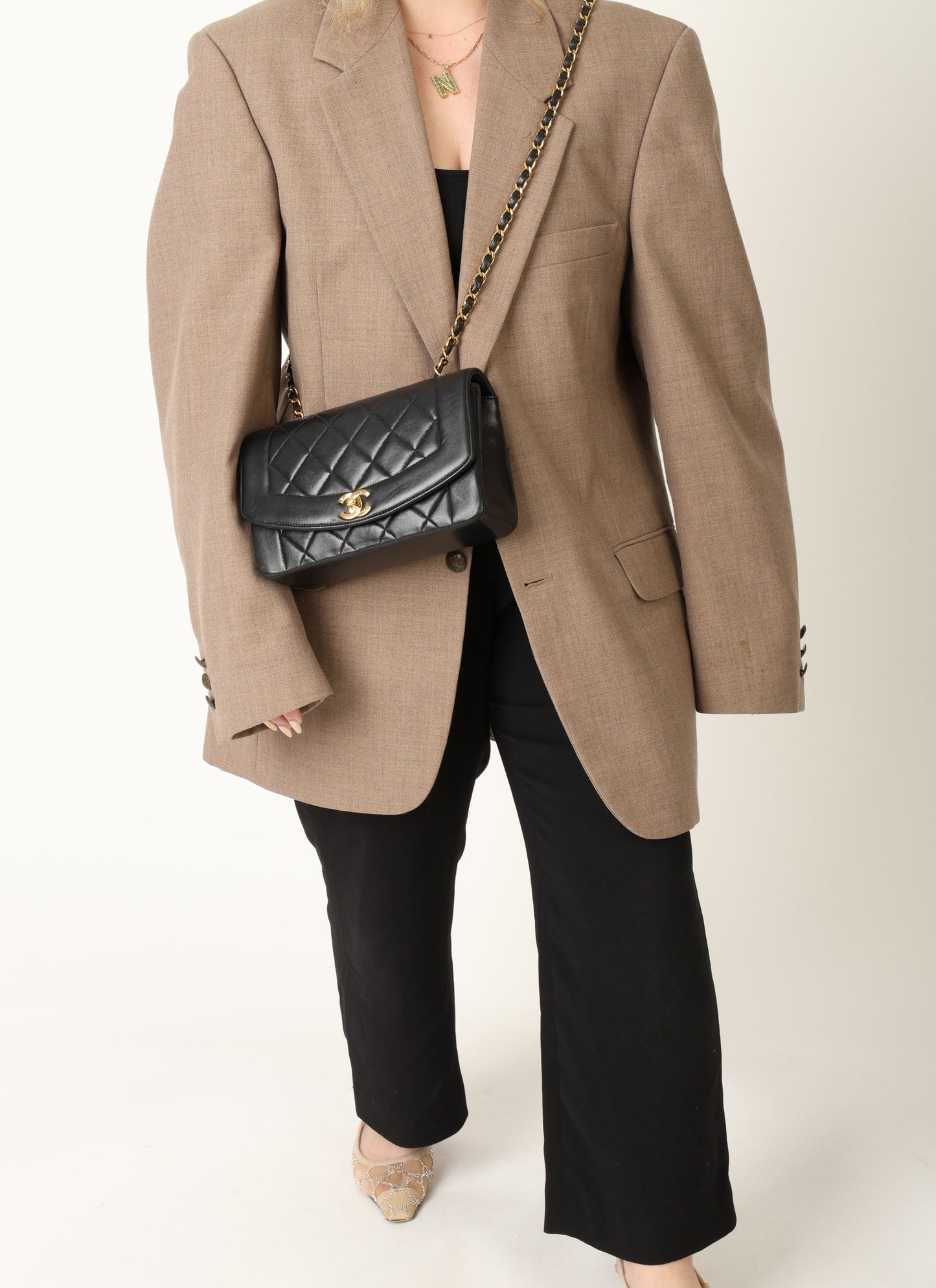 Chanel 1991 Small Lambskin Diana