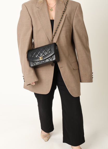 Chanel 1991 Small Lambskin Diana