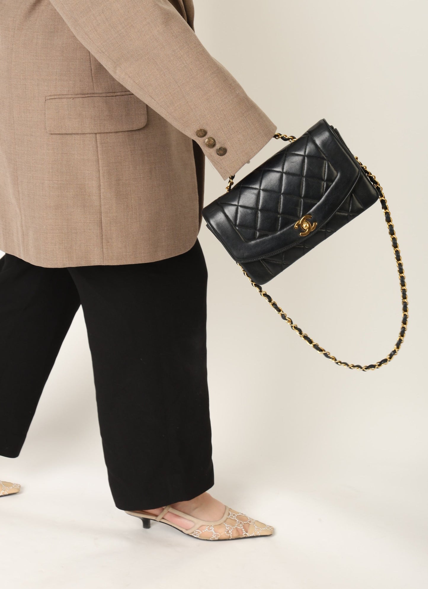 Chanel 1991 Small Lambskin Diana