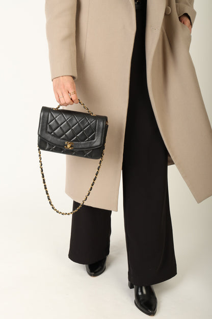 Chanel 1991 Lambskin Small Diana