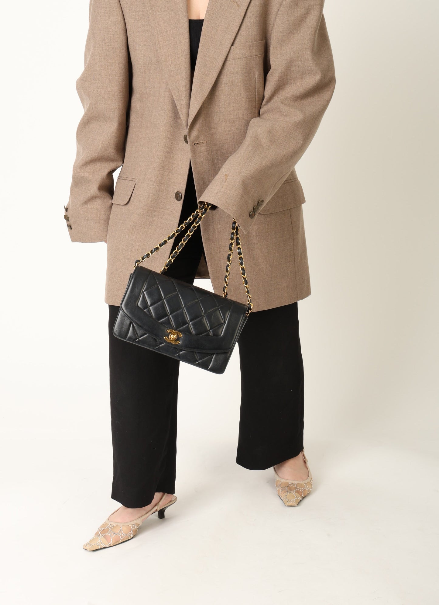 Chanel 1991 Small Lambskin Diana