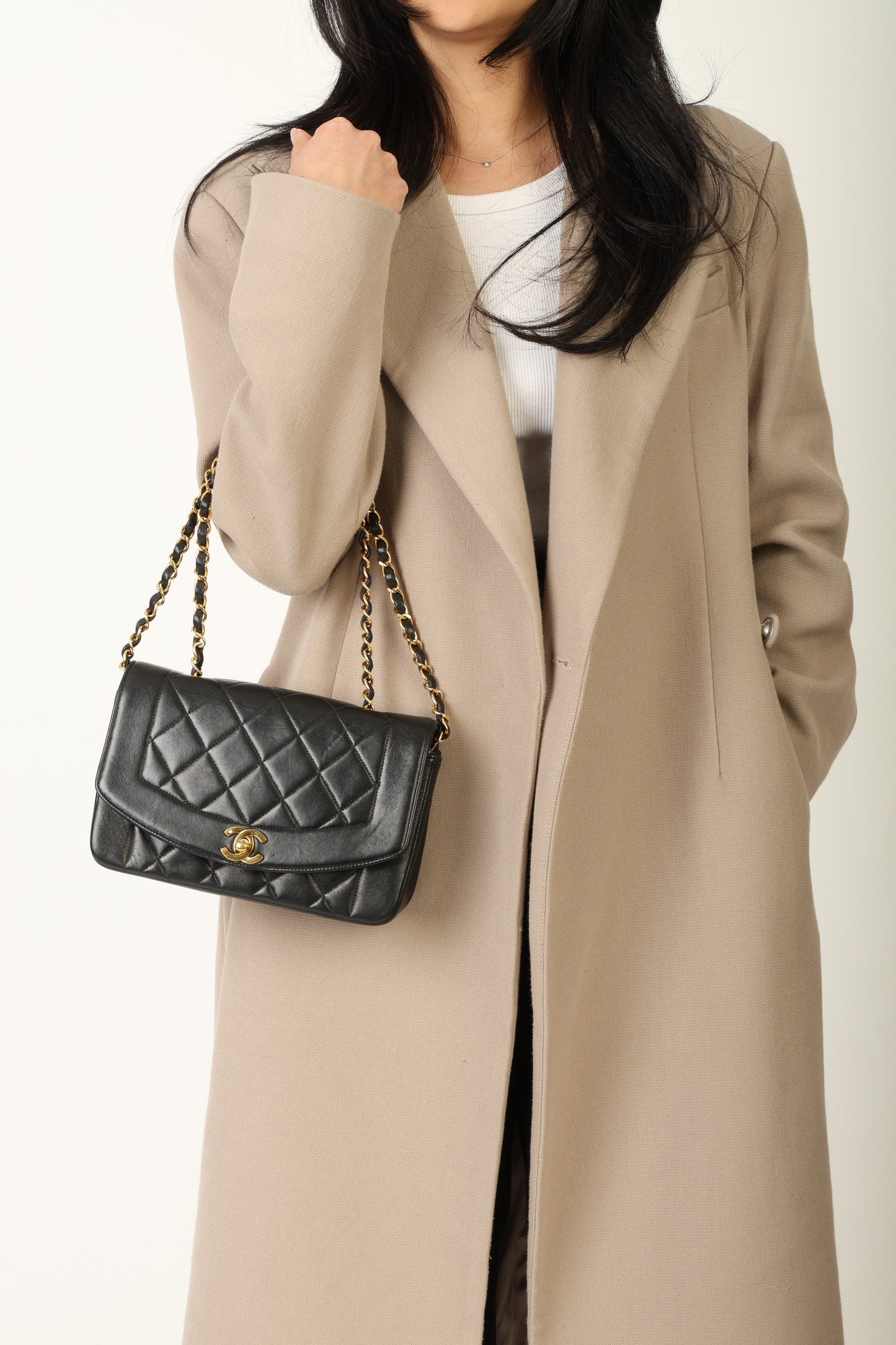Chanel 1991 Lambskin Small Diana