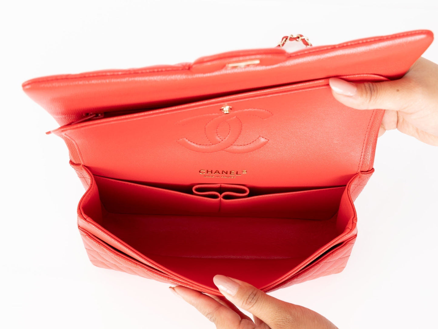 Chanel 2019 Caviar Medium Double Flap