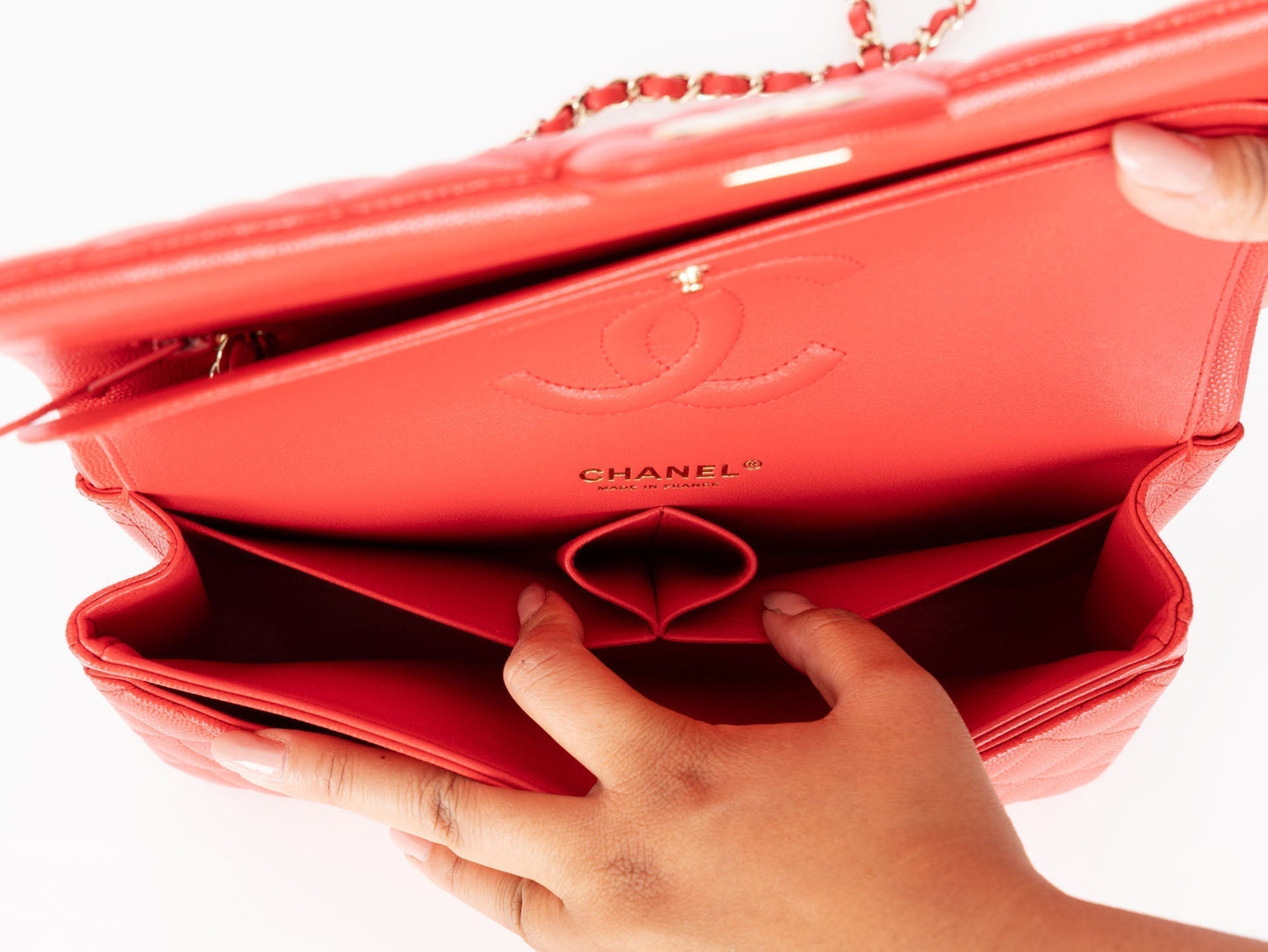 Chanel 2019 Caviar Medium Double Flap