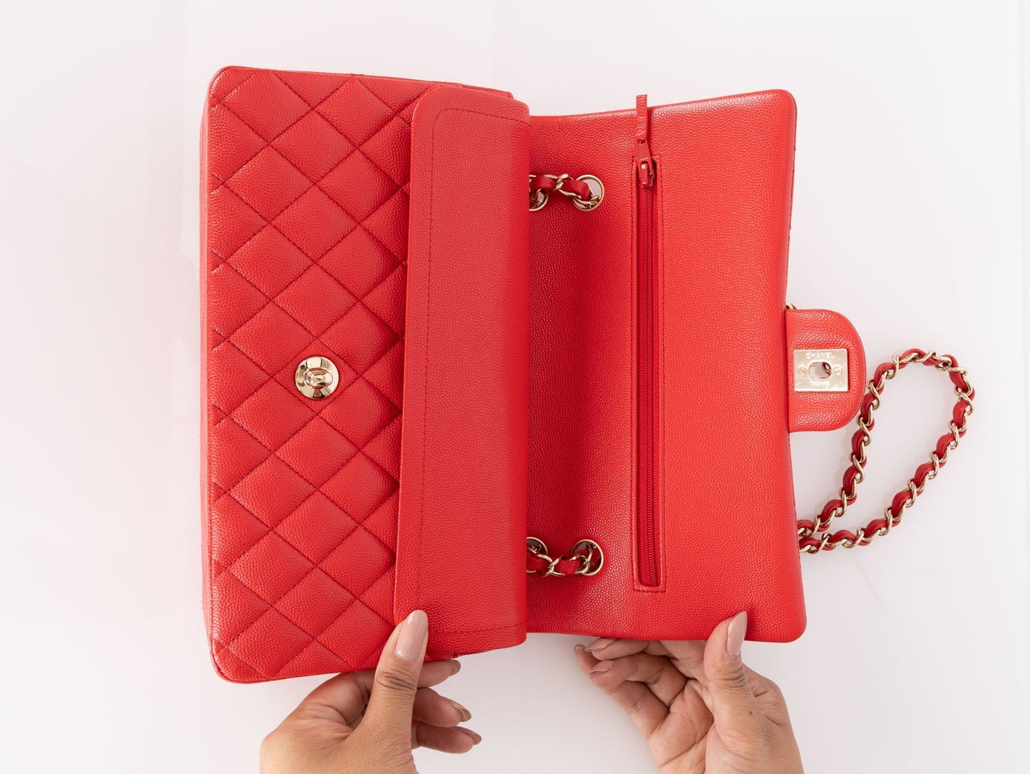 Chanel 2019 Caviar Medium Double Flap