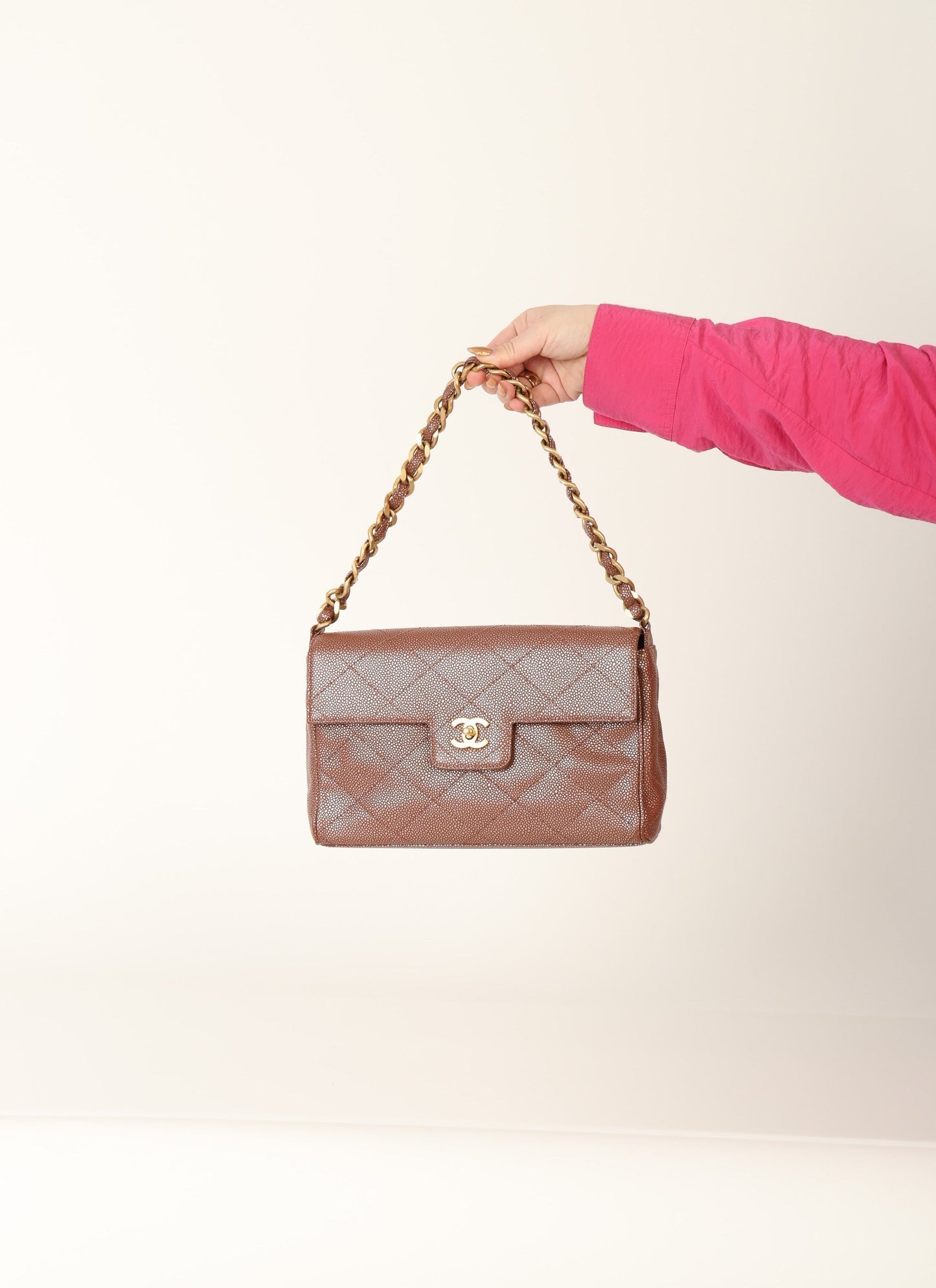 Chanel 2000 Iridescent Caviar Flap Bag