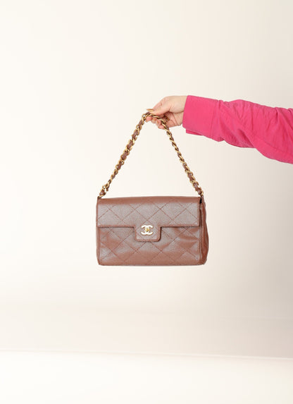 Chanel 2000 Iridescent Caviar Flap Bag