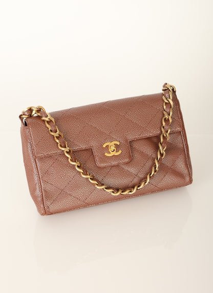 Chanel 2000 Iridescent Caviar Flap Bag