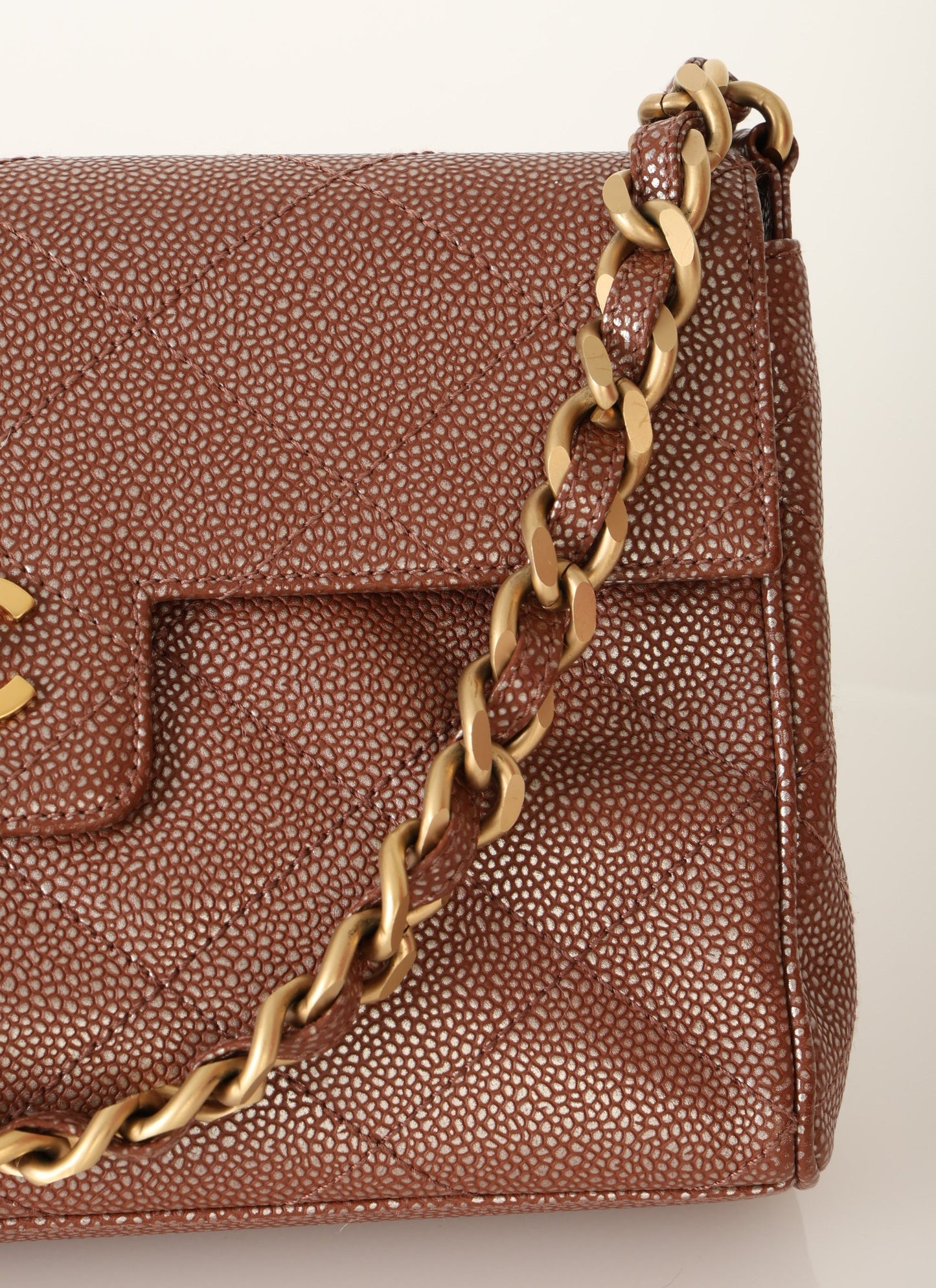 Chanel 2000 Iridescent Caviar Flap Bag
