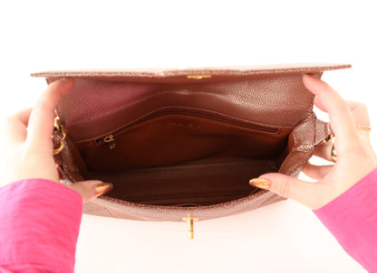 Chanel 2000 Iridescent Caviar Flap Bag