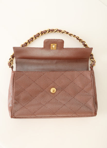 Chanel 2000 Iridescent Caviar Flap Bag