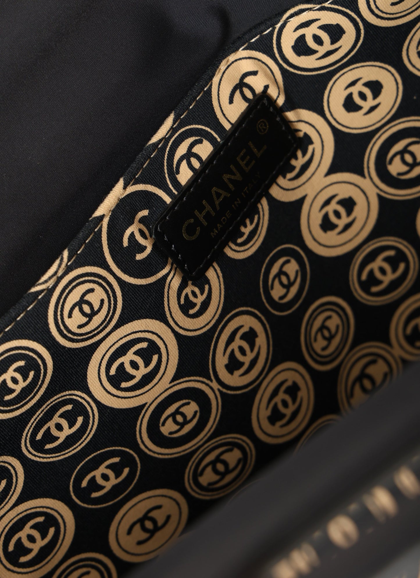 Chanel 2003 Jersey Logo Top Handle Bag
