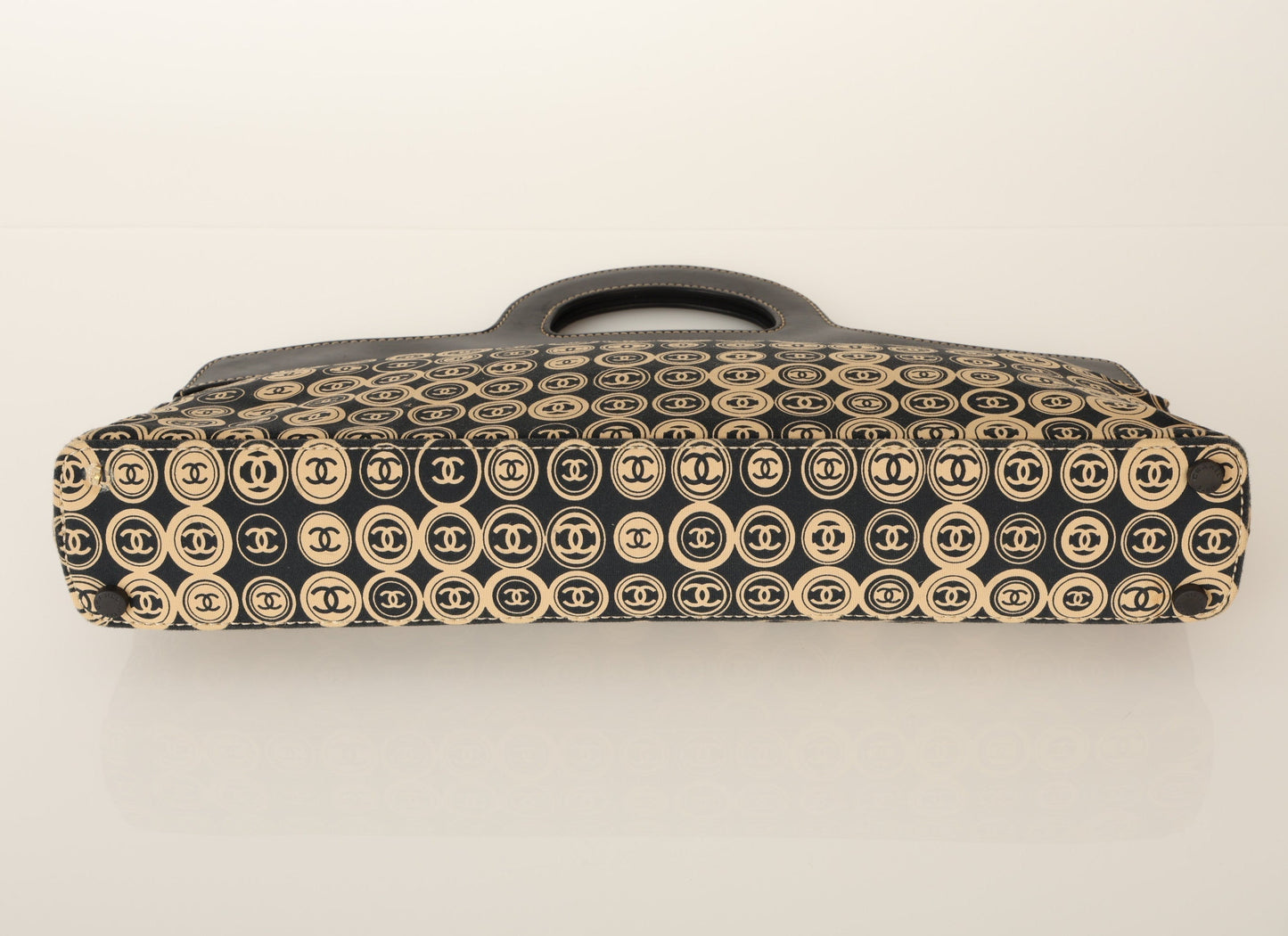 Chanel 2003 Jersey Logo Top Handle Bag