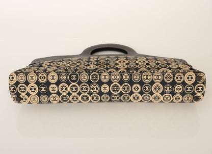 Chanel 2003 Jersey Logo Top Handle Bag