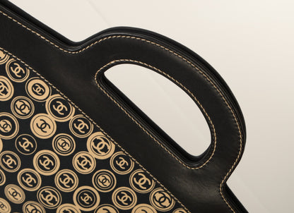 Chanel 2003 Jersey Logo Top Handle Bag