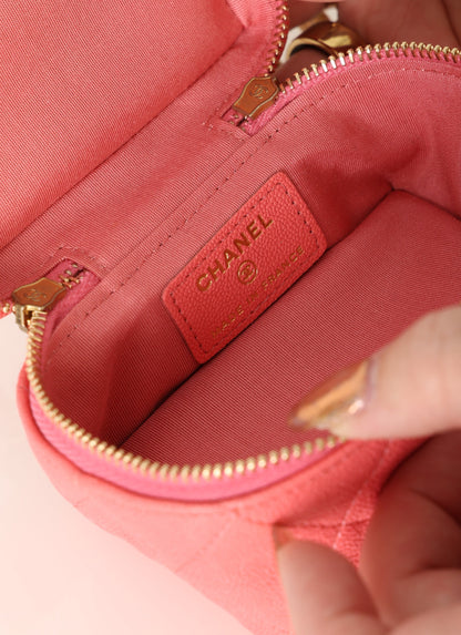 Chanel 2021 Caviar Top Handle Vanity