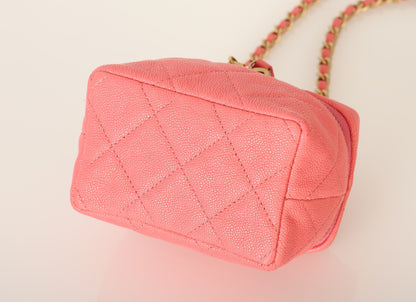 Chanel 2021 Caviar Top Handle Vanity