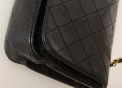 Chanel 1989 Lambskin Turnlock Medium Full Flap
