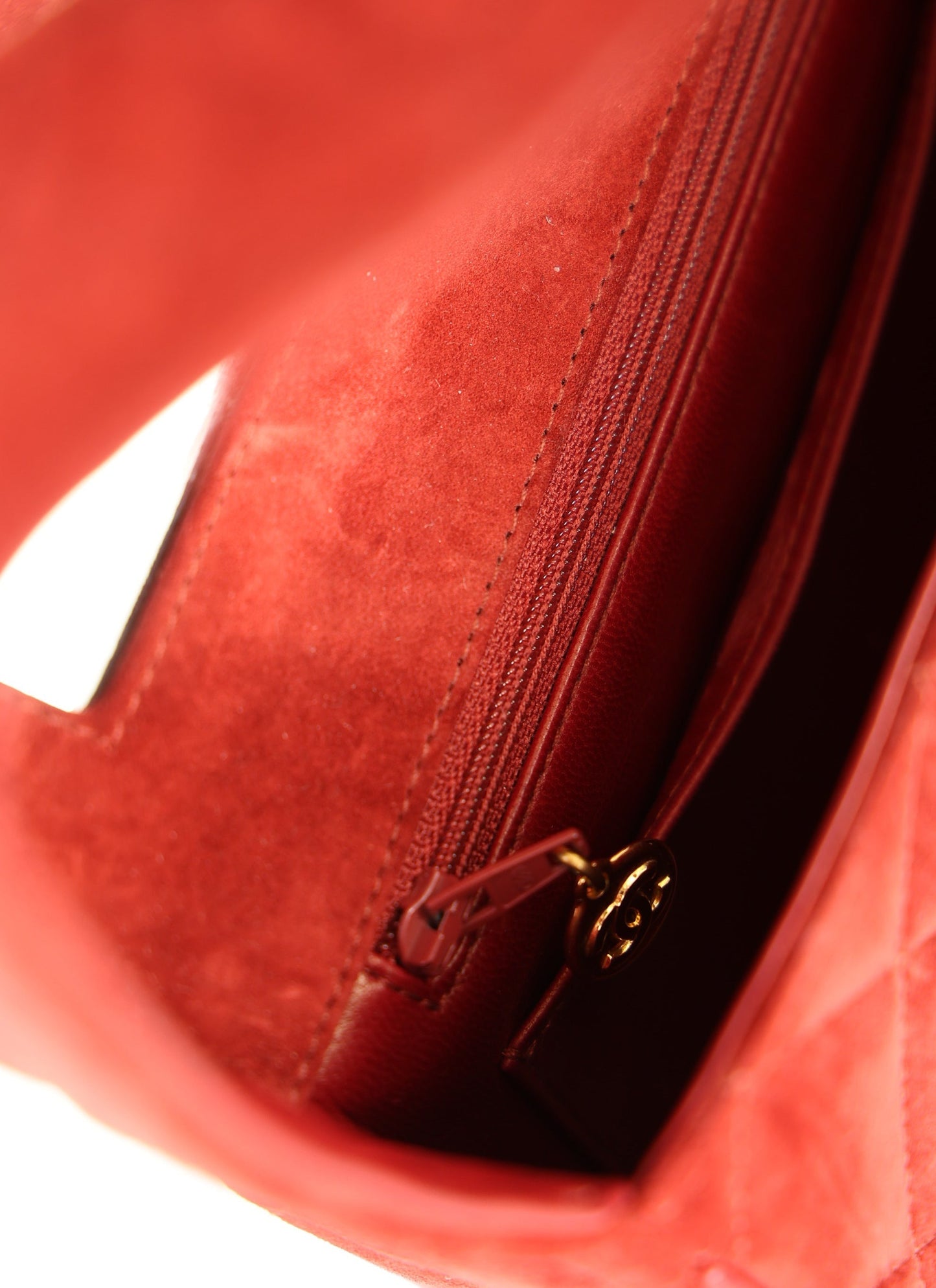 Chanel 1991 Suede Mini Shoulder Bag