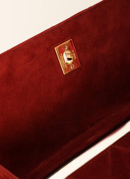 Chanel 1991 Suede Mini Shoulder Bag