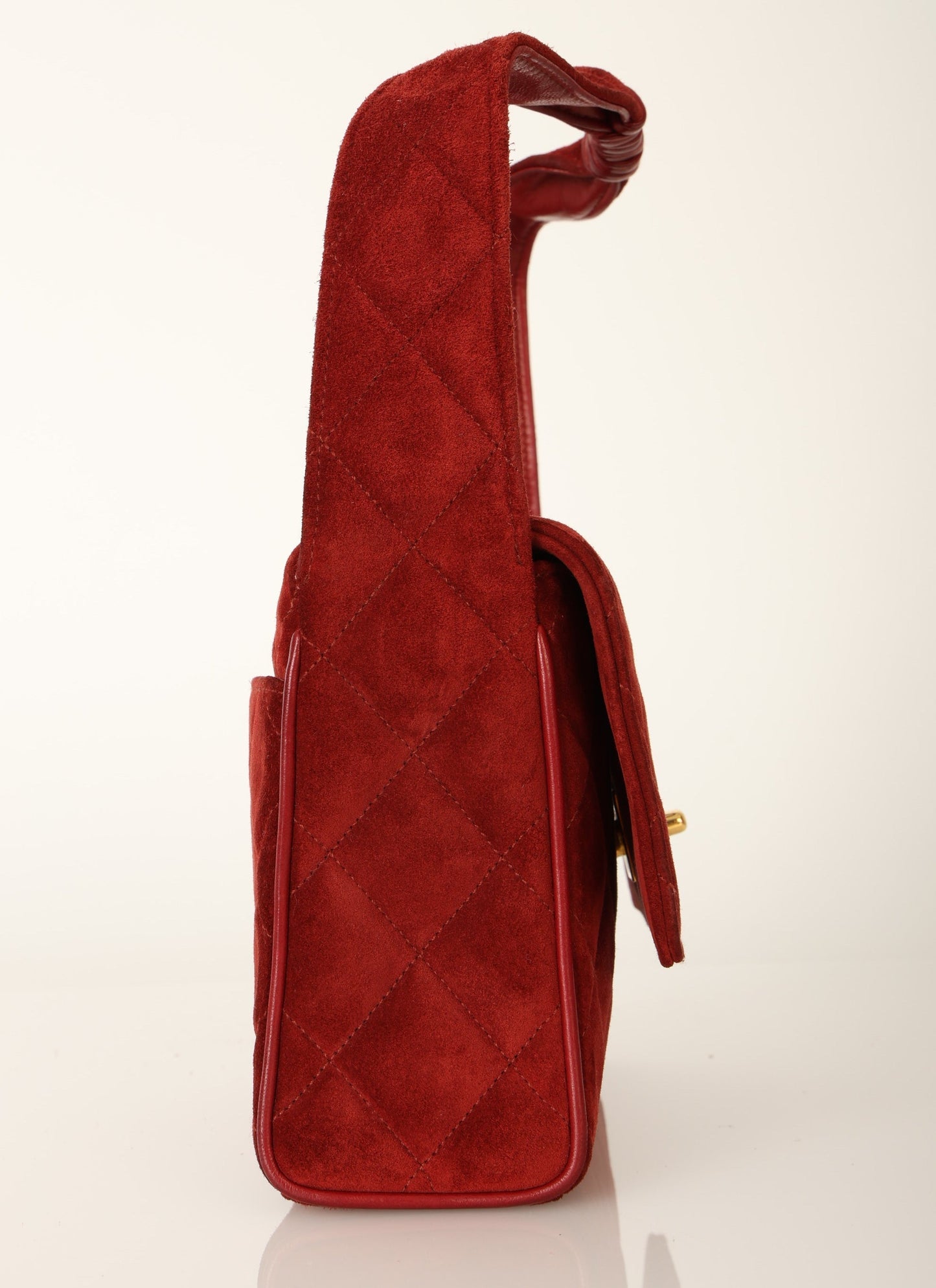Chanel 1991 Suede Mini Shoulder Bag