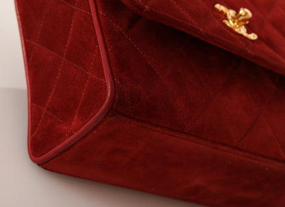 Chanel 1991 Suede Mini Shoulder Bag