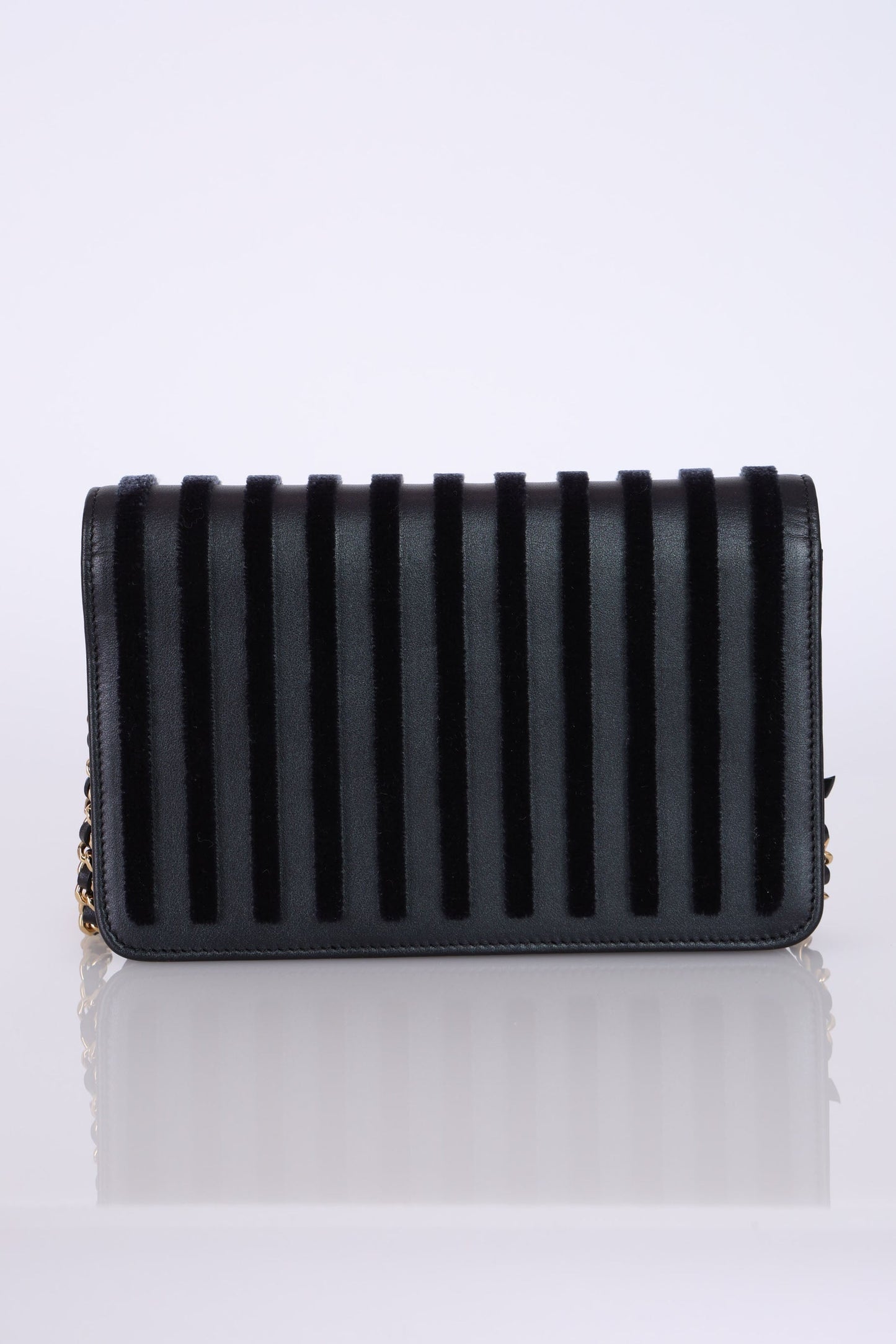 Chanel 2018 Iridescent Velvet Wallet on Chain