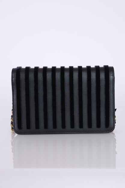 Chanel 2018 Iridescent Velvet Wallet on Chain