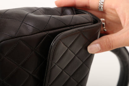 Chanel 1994 Lambskin East West Kelly Top Handle