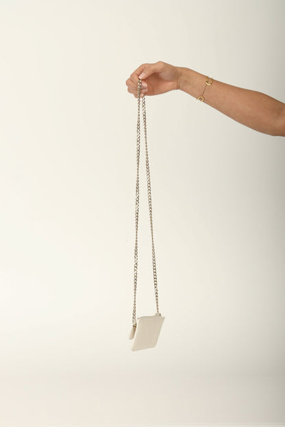 Chanel 2023 Caviar Cardholder w/ Chain