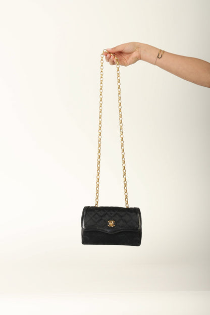 Chanel Satin & Lambskin Bijoux Mini Bag