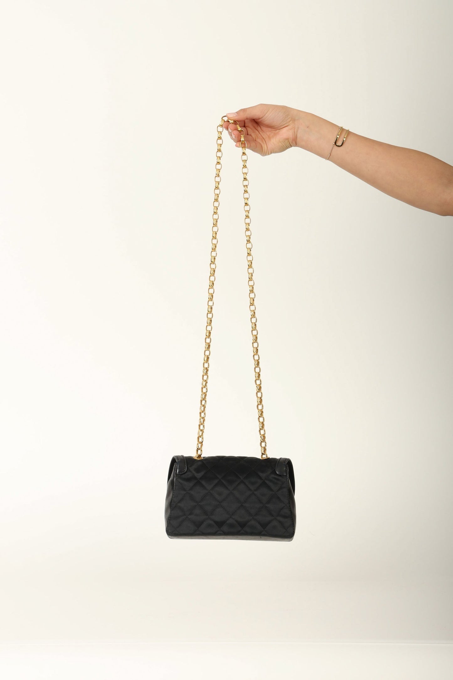 Chanel Satin & Lambskin Bijoux Mini Bag