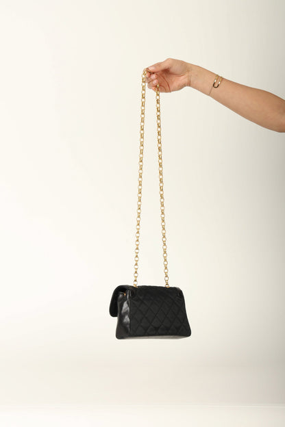 Chanel Satin & Lambskin Bijoux Mini Bag