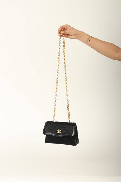 Chanel Satin & Lambskin Bijoux Mini Bag