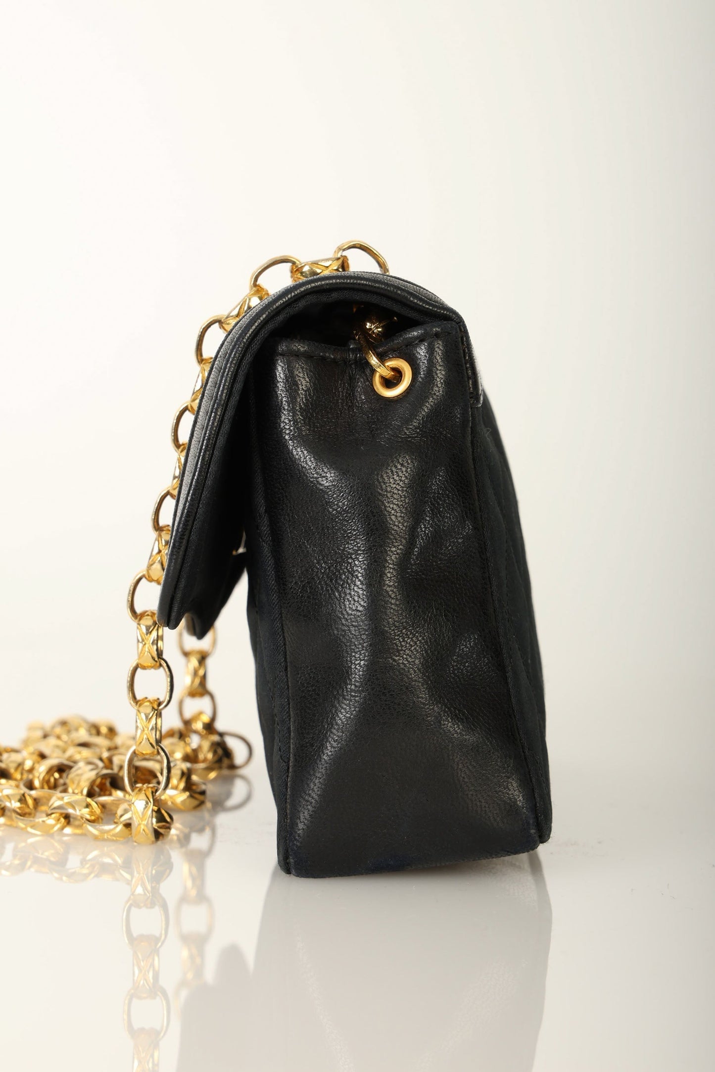Chanel Satin & Lambskin Bijoux Mini Bag