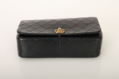 Chanel 1989 Lambskin Turnlock Full Flap Bag
