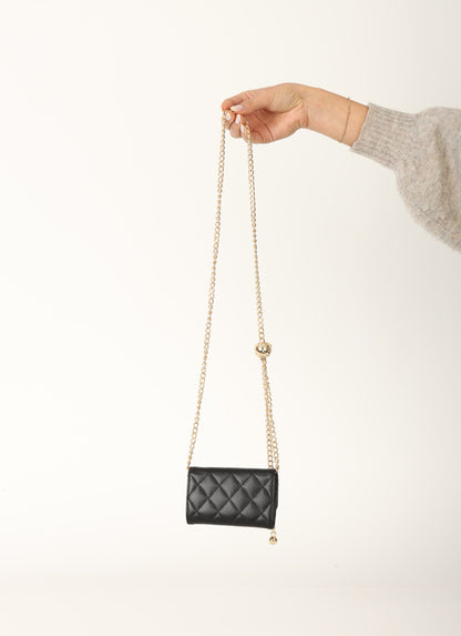 Chanel 2015 Caviar Cardholder w/ Chain