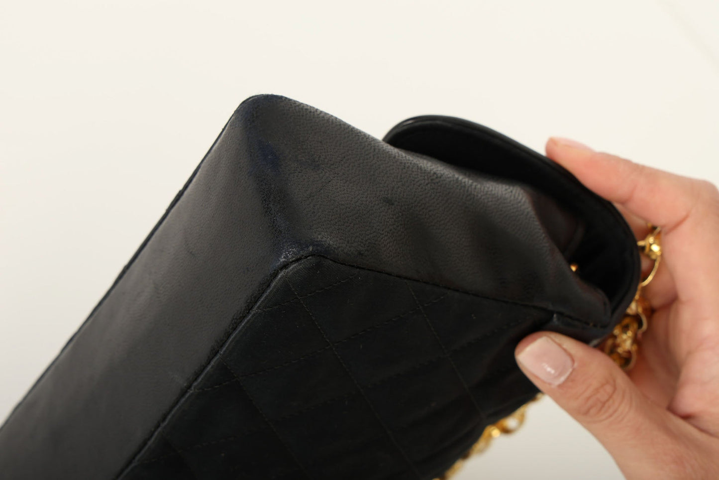 Chanel Satin & Lambskin Bijoux Mini Bag