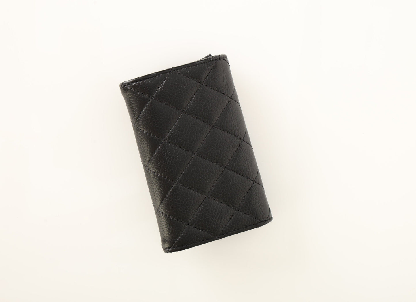 Chanel 2015 Caviar Cardholder w/ Chain