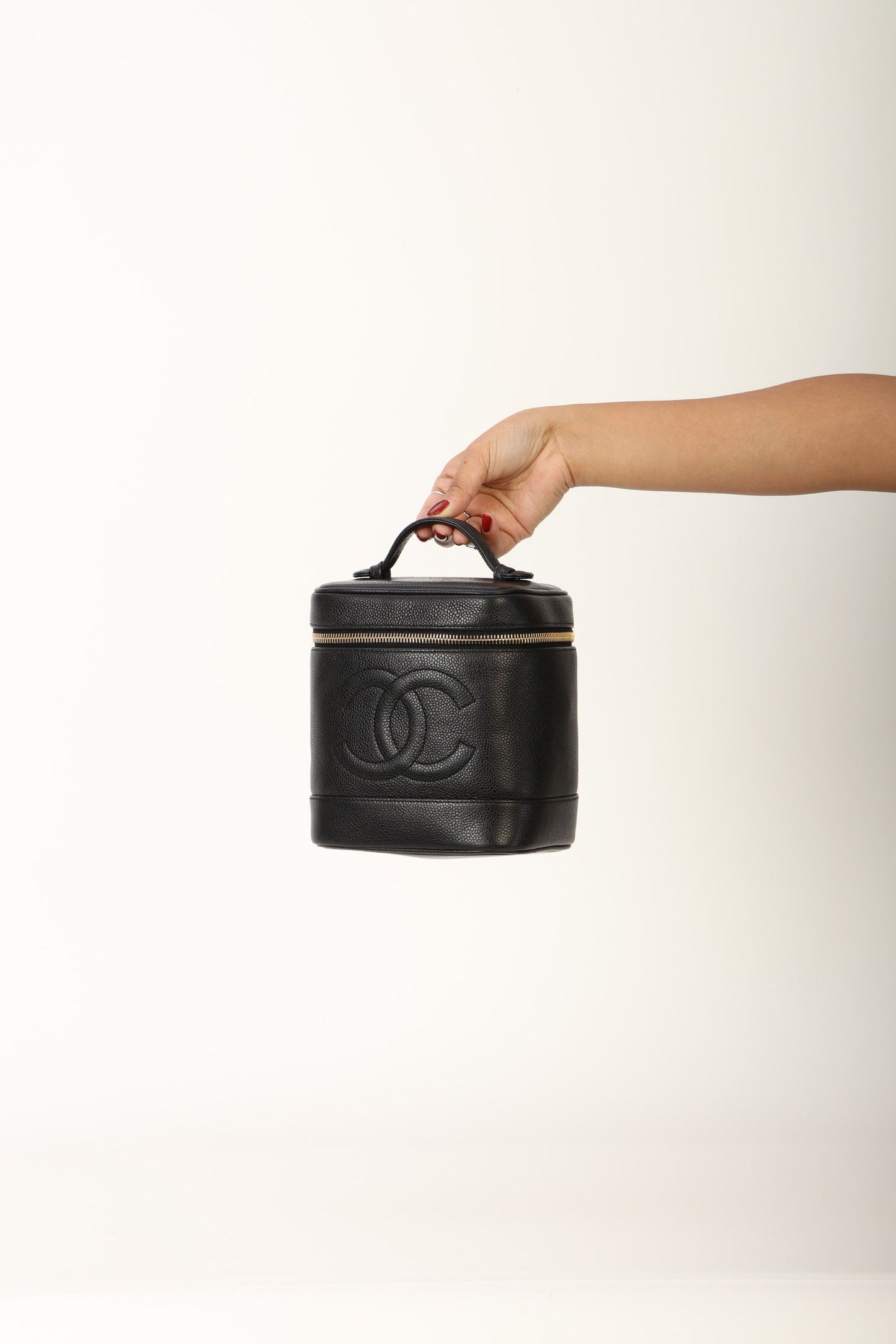Chanel 1994 Caviar Vanity Bag w/ Chain