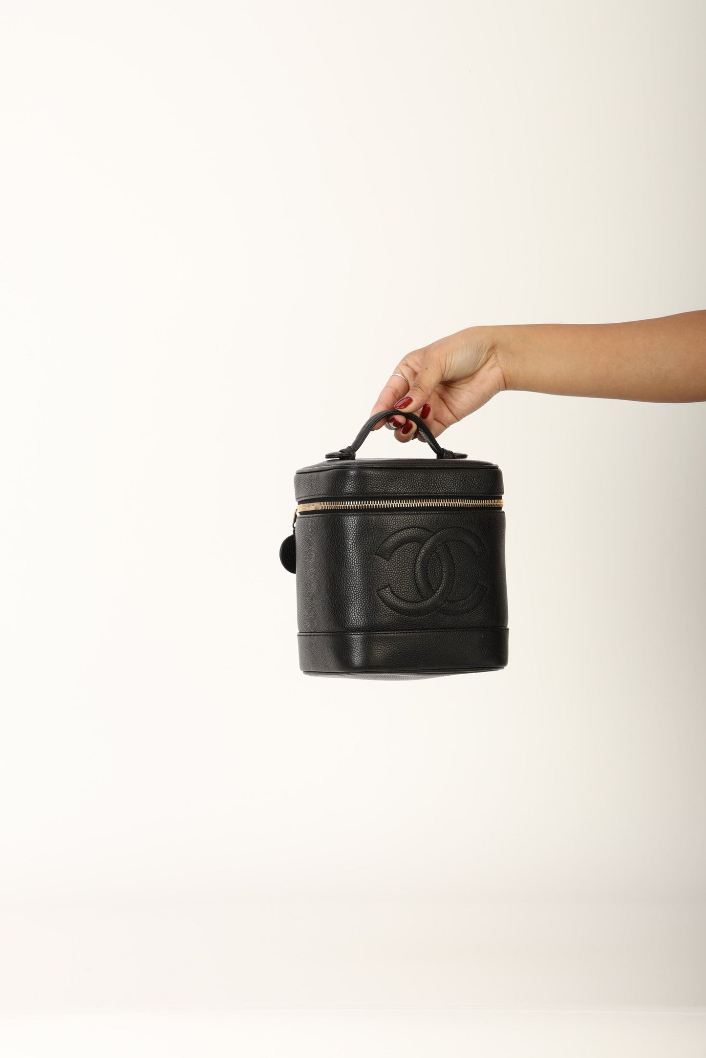 Chanel 1994 Caviar Vanity Bag w/ Chain