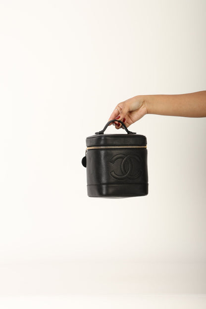 Chanel 1994 Caviar Vanity Bag w/ Chain