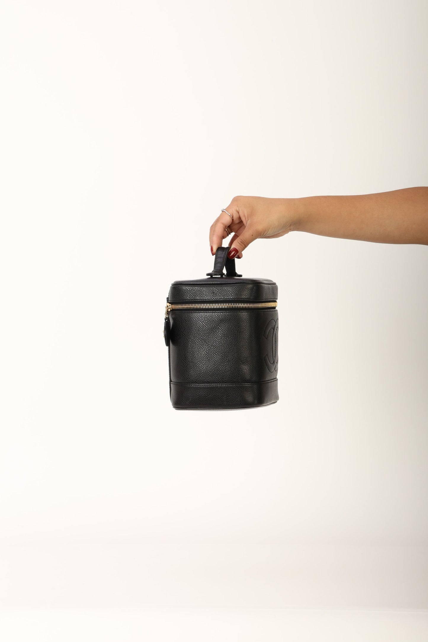 Chanel 1994 Caviar Vanity Bag w/ Chain