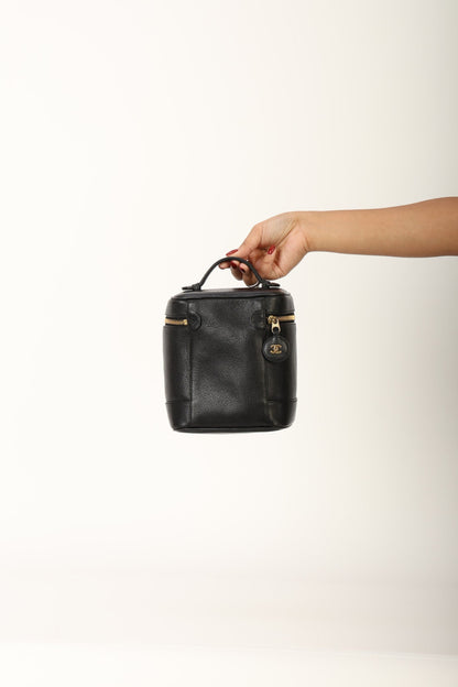Chanel 1994 Caviar Vanity Bag w/ Chain