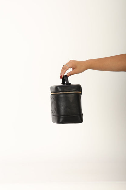 Chanel 1994 Caviar Vanity Bag w/ Chain