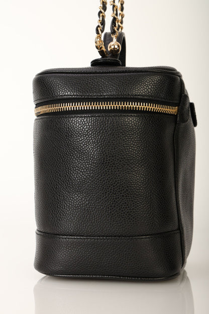 Chanel 1994 Caviar Vanity Bag w/ Chain