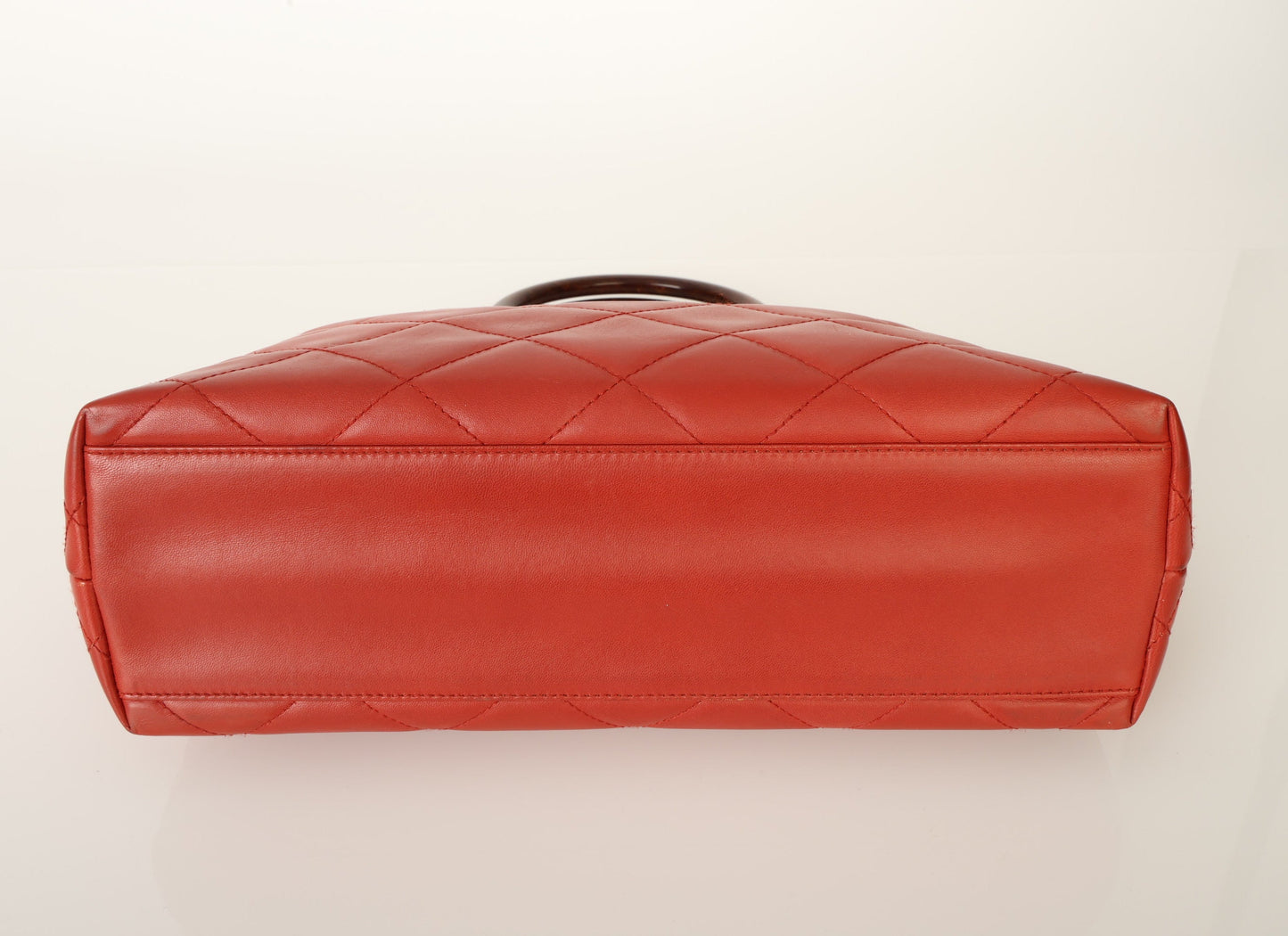 Chanel 2000 Calfskin Wood Acrylic Tote