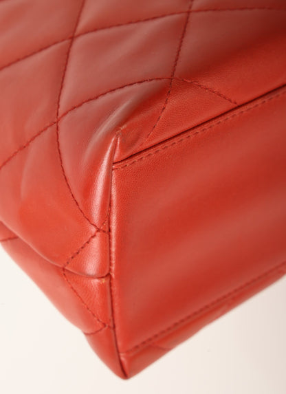 Chanel 2000 Calfskin Wood Acrylic Tote