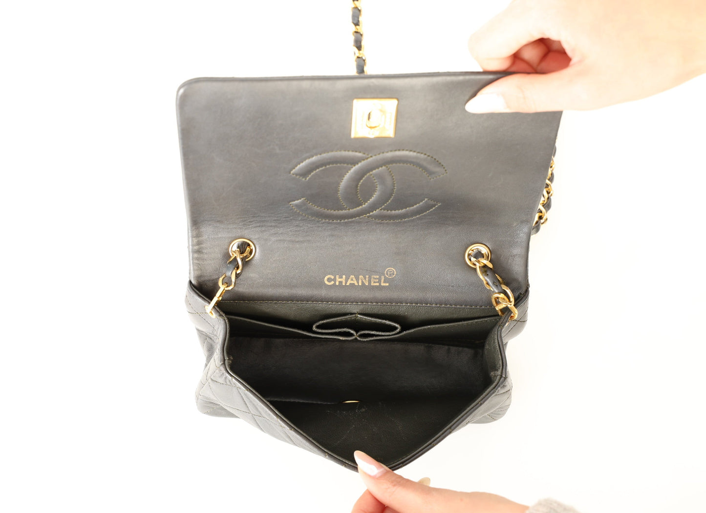 Chanel 1989 Lambskin Mini Full Flap